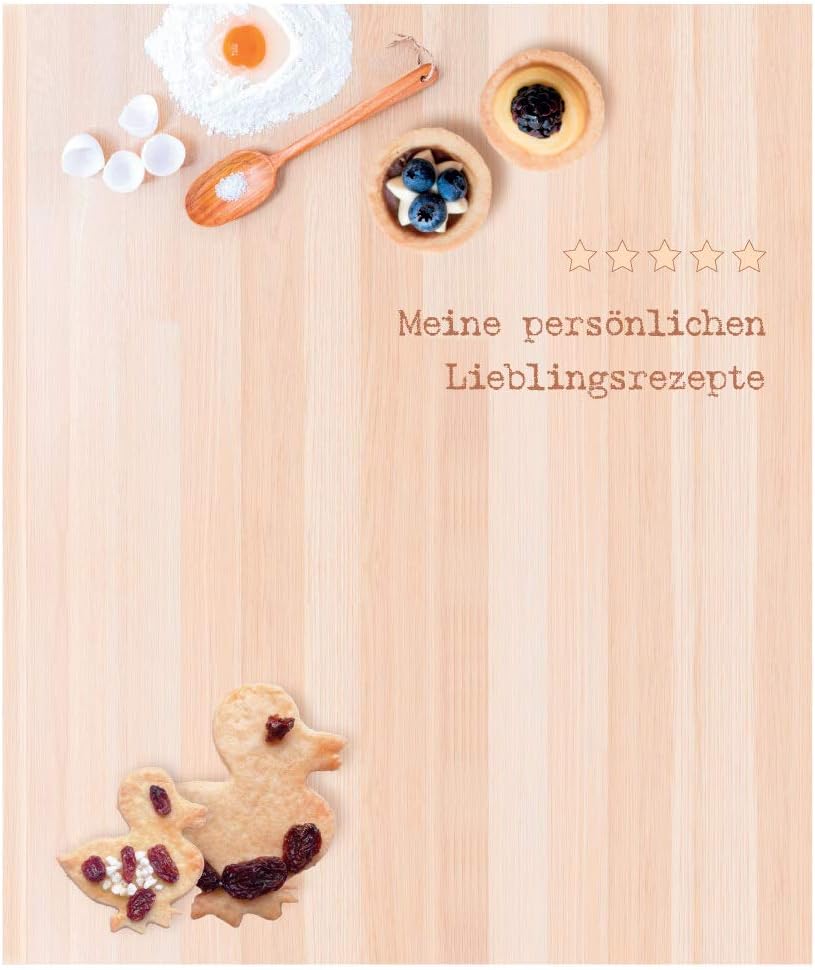 PRICARO Rezeptordner Komplett-Set "Backen", A4, 8 teilig
