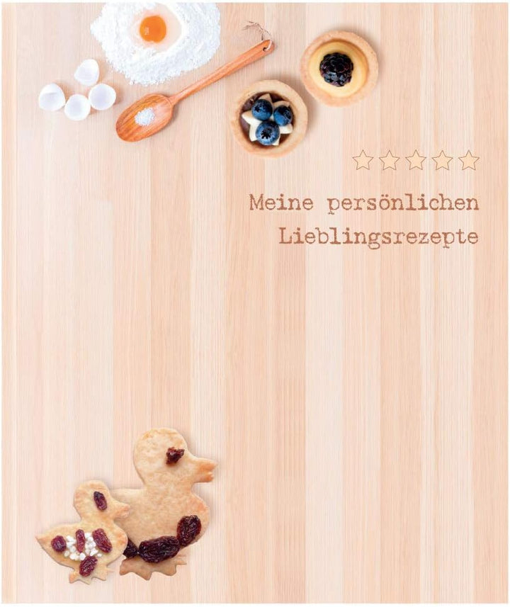 PRICARO Rezeptordner Komplett-Set "Backen", A4, 8 teilig