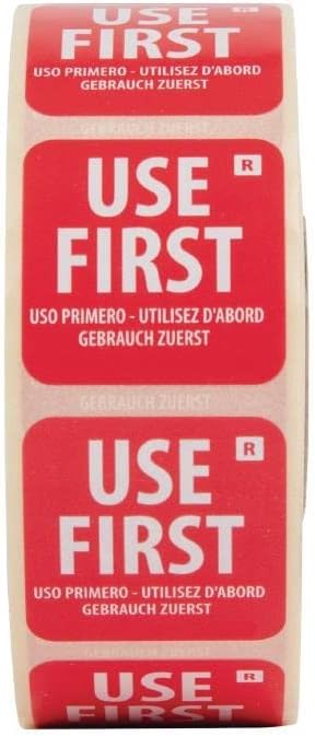 Hygiplas Erste‑Wahl Etiketten 25mm (1000Stk) – Rückstandsfrei E149 Einzeln, Einzeln