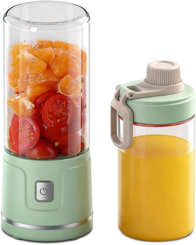 Tragbarer Mixer Smoothie Maker To Go, SGZIOO 450 ML Portable Blender, 38 Klingen, Kleiner Mixer Für