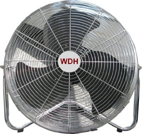 Bodenventilator WDH-FE50X aus Metall mit extra grossem Ventilatorkopf und einem Durchmesser von 50 c