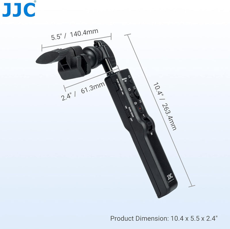 JJC Kamerastativ-Fernbedienung für Sony A7IV A7R IV A7S A7 III II A1 FDR-AX53 HDR-CX405 CX240, Unive