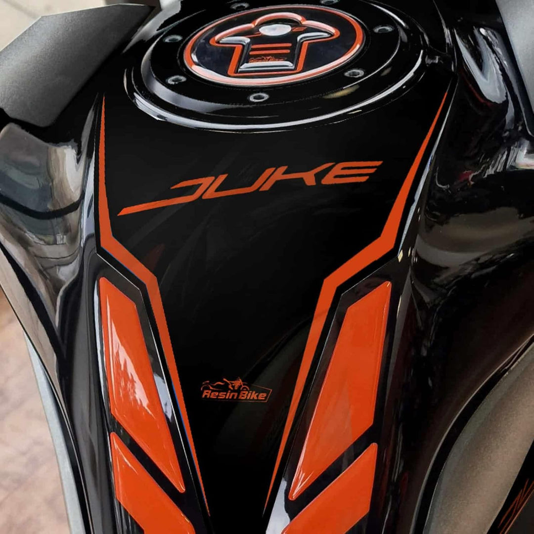 Resin Bike Aufkleber für Motorrad Kompatibel mit KTM Duke 125 200 250 390 2021-2022 Silber. Tankabde