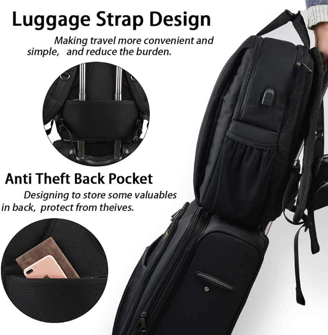 CADeN Kamerarucksack,Wasserabweisend Fotorucksack Camera Backpack & Casual Travel Bag mit USB für DS