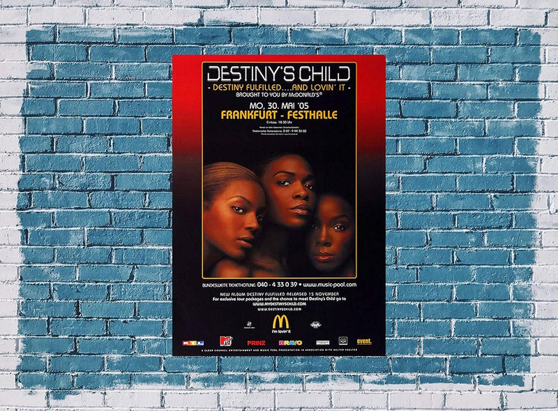 Destinys Child - and Loving It, Frankfurt 2005 » Konzertplakat/Premium Poster | Live Konzert Veranst