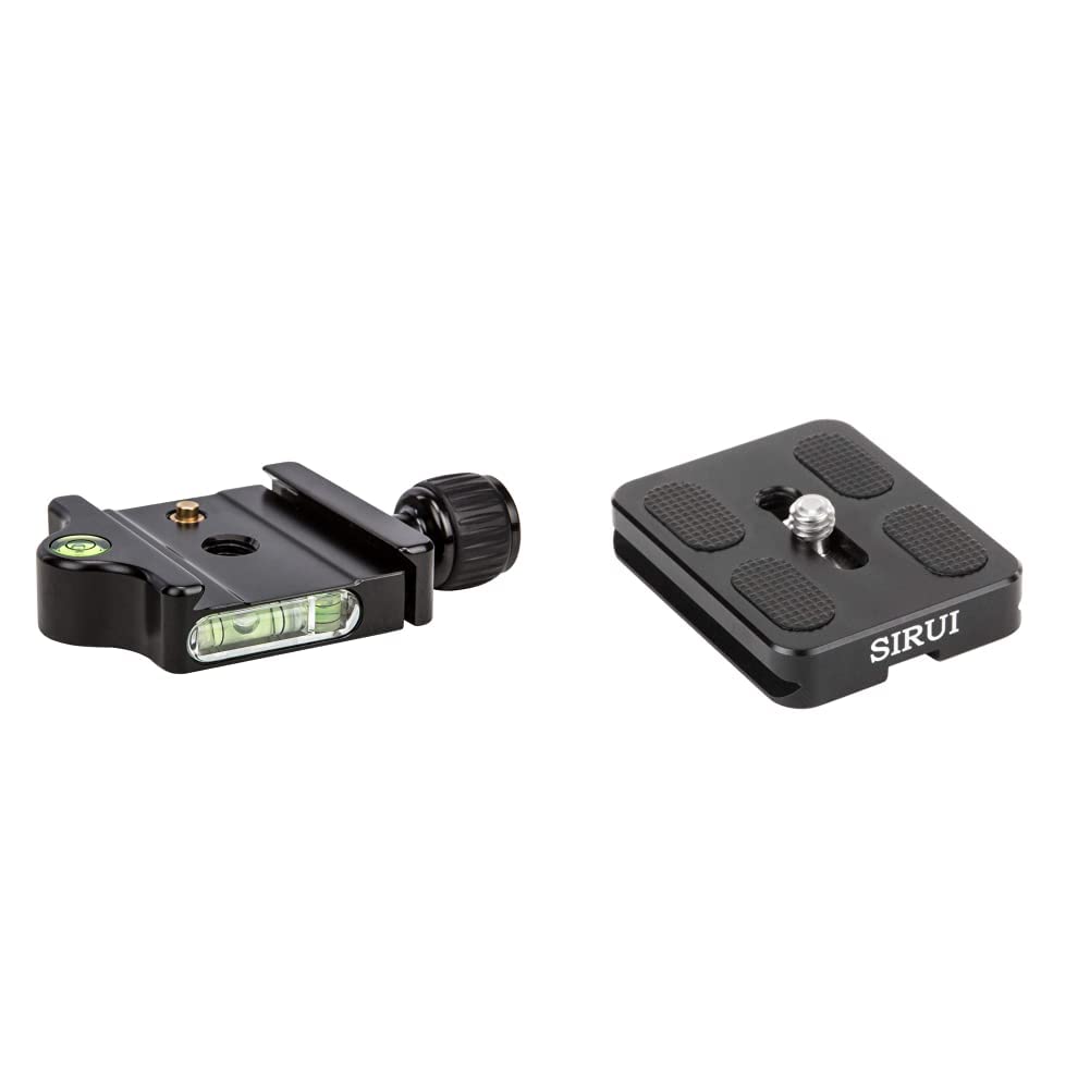 SIRUI AM-20P Schnellwechselbasis, für 1/4" und 3/8", Safety Lock, Arca Swiss kompatibel & Sirui AM-E