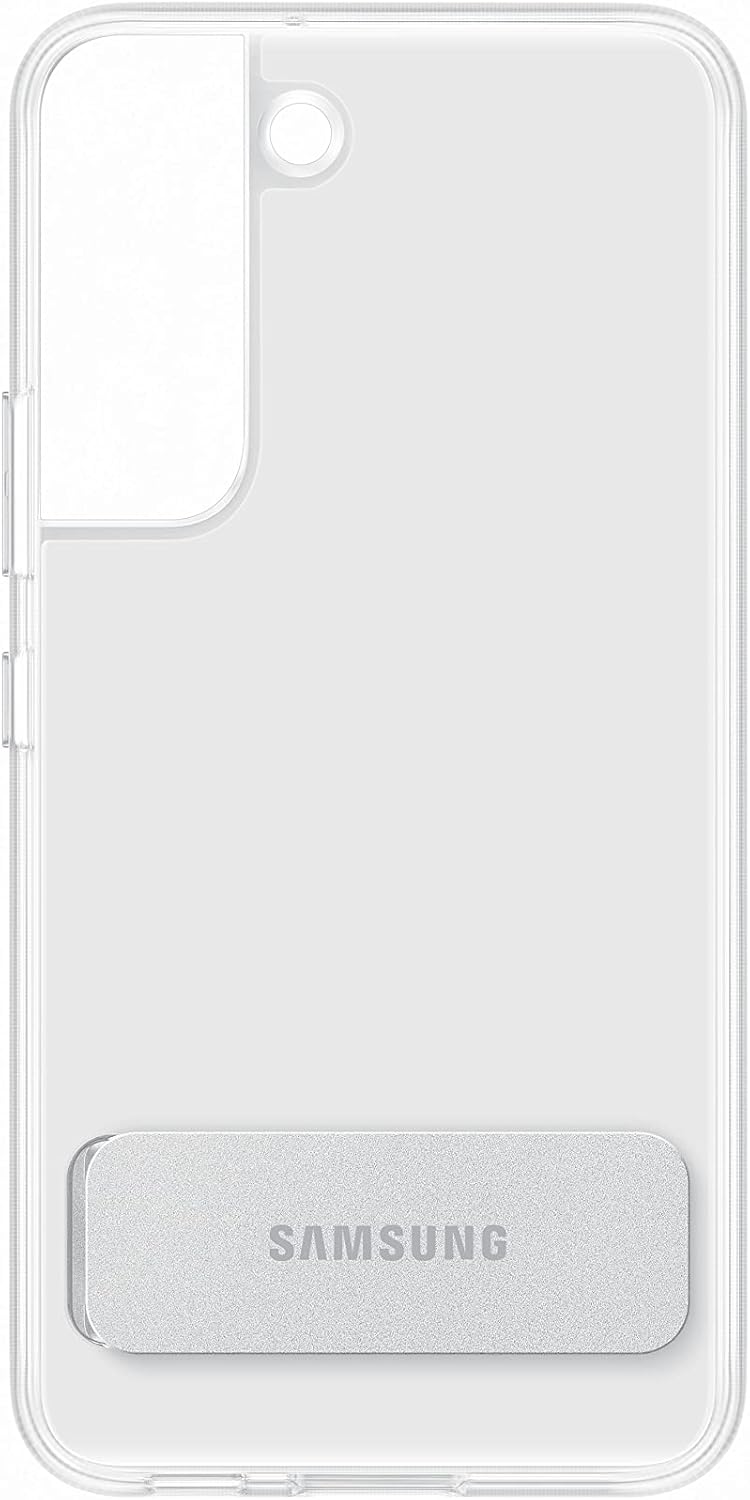 Samsung Clear Standing Cover Smartphone Cover EF-JS901 für Galaxy S22, Handy-Hülle, ausklappbarer St