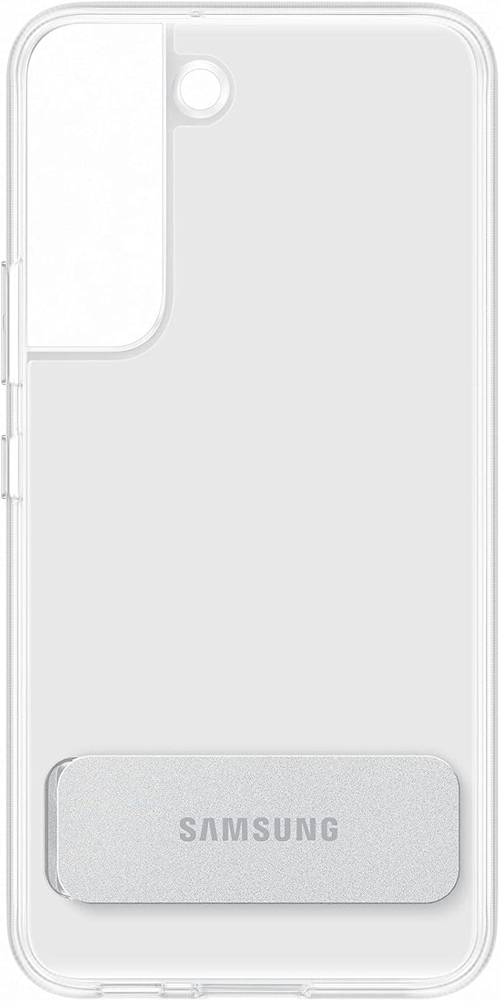 Samsung Clear Standing Cover Smartphone Cover EF-JS901 für Galaxy S22, Handy-Hülle, ausklappbarer St