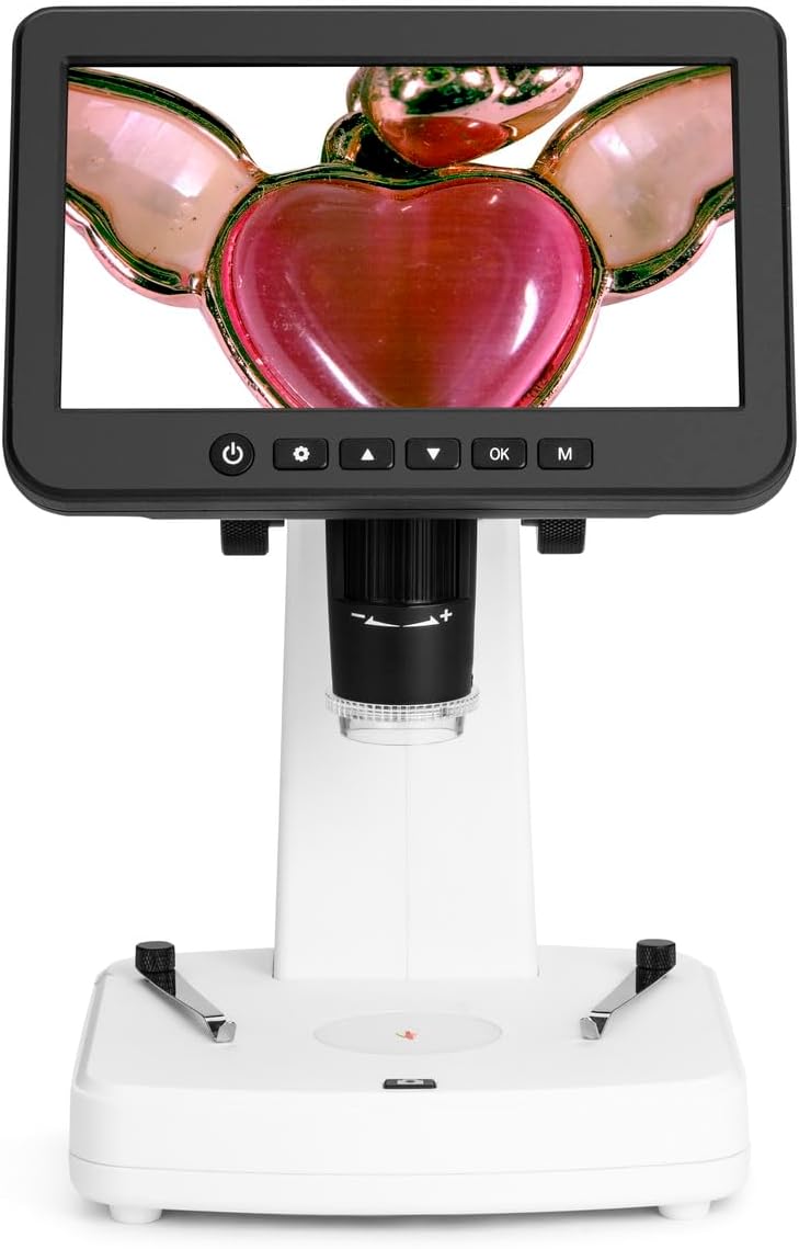 Smart DiProgress HOOKE Digitales Mikroskop 7 Zoll LCD 16 MPX mit LCD-Display HD