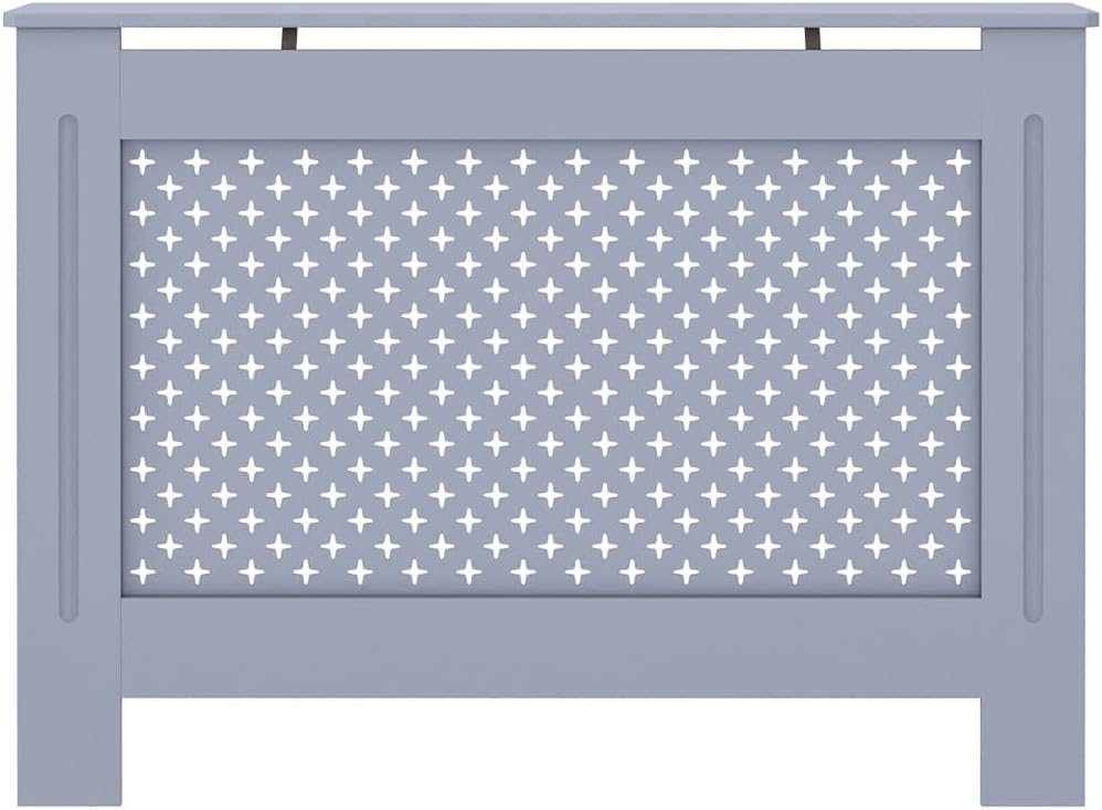 puraday Wohnzimmer Heizkörperabdeckung 112×19×81,5 cm MDF Heizkörper Verkleidung Abdeckung Dekorativ