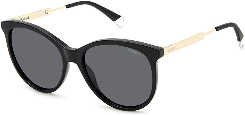 Polaroid Unisex Sunglasses 57 807/M9 Black, 57 807/M9 Black