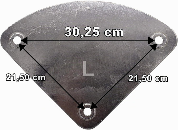 VARIOSAN Schlauchhalter für 3/4" Schläuche 13934, Aluminium, 35 x 26 x 14 cm (L) Für 3/4" Schläuche