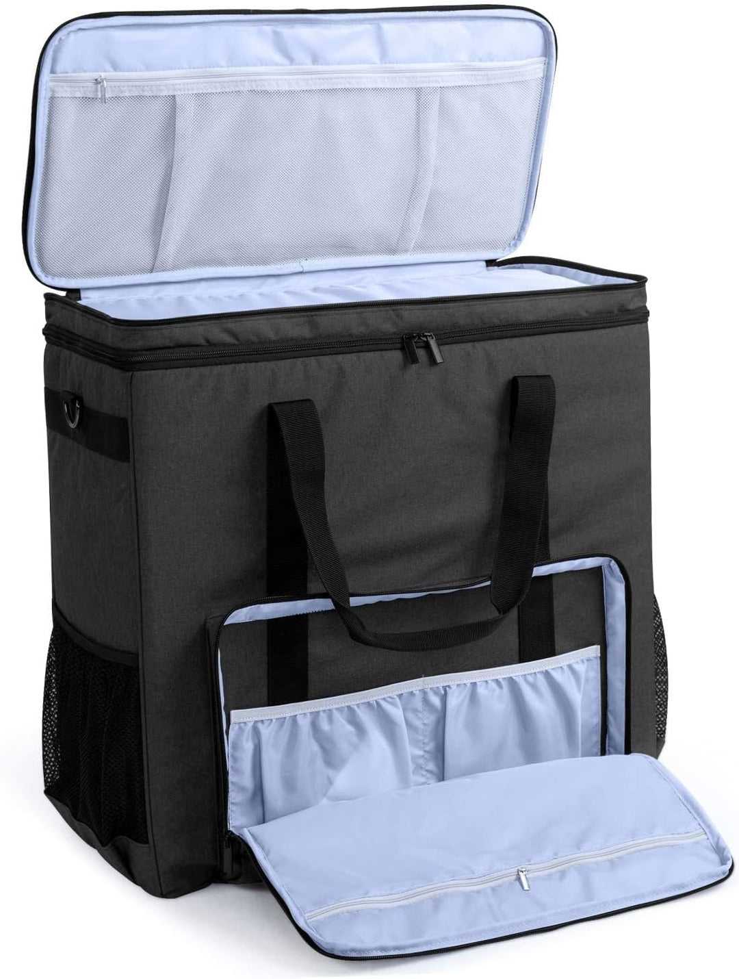 CURMIO Doppelschichte Tragetasche für PC Computer, Desktop-Computer-Reisetasche für PC-Gehäuse, Tast