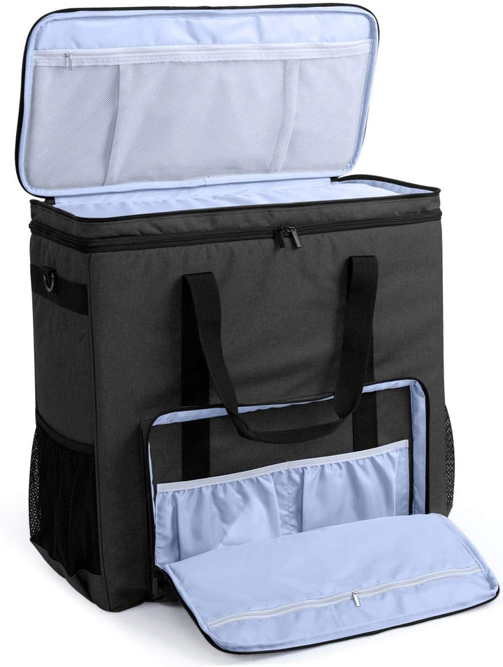 CURMIO Doppelschichte Tragetasche für PC Computer, Desktop-Computer-Reisetasche für PC-Gehäuse, Tast
