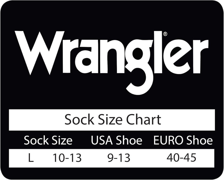 Wrangler Herren Ultra Dri Arbeitssocken Arbeitssocken aus Merinowolle L Schwarz, L Schwarz