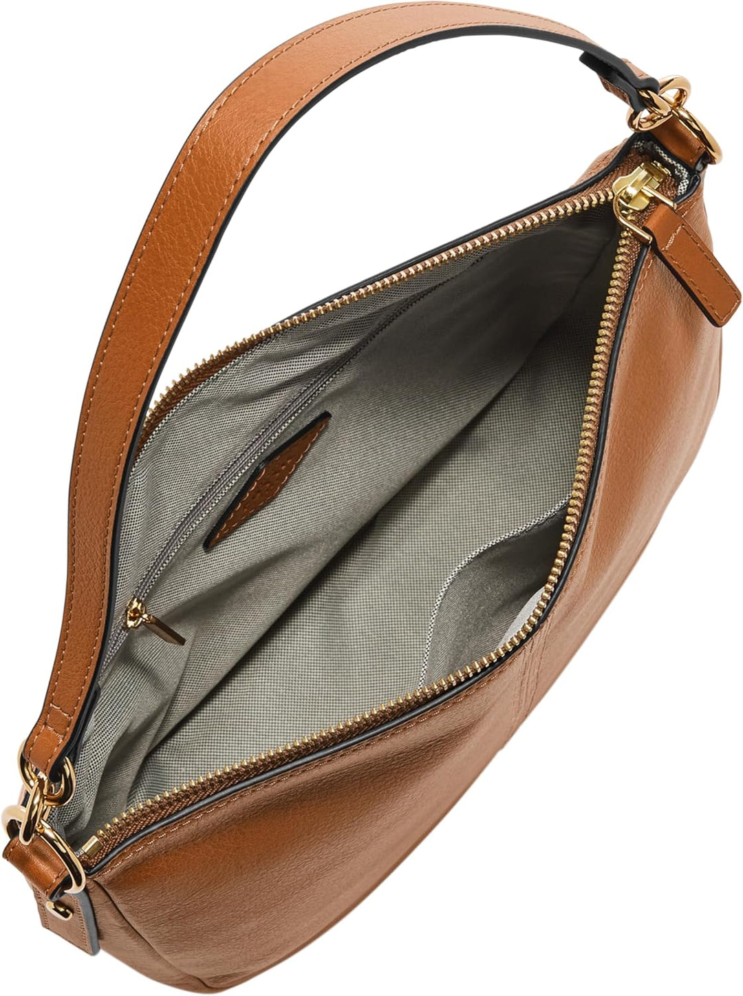 Fossil Damen Jolie Crossbody Braun Cross Body Sattel, Sattel