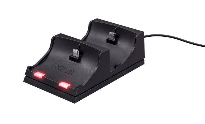 Trust Gaming 21681 GXT 235 Zweifach PlayStation 4 Ladestation schwarz PlayStation 4 mit Easy Connect