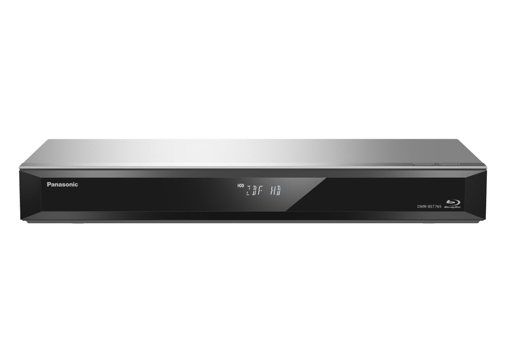Panasonic DMR-BST765AG Blu-Ray Player und Recorder mit Twin HD DVB-S Tuner, 500 GB Festplatte, 4K Up