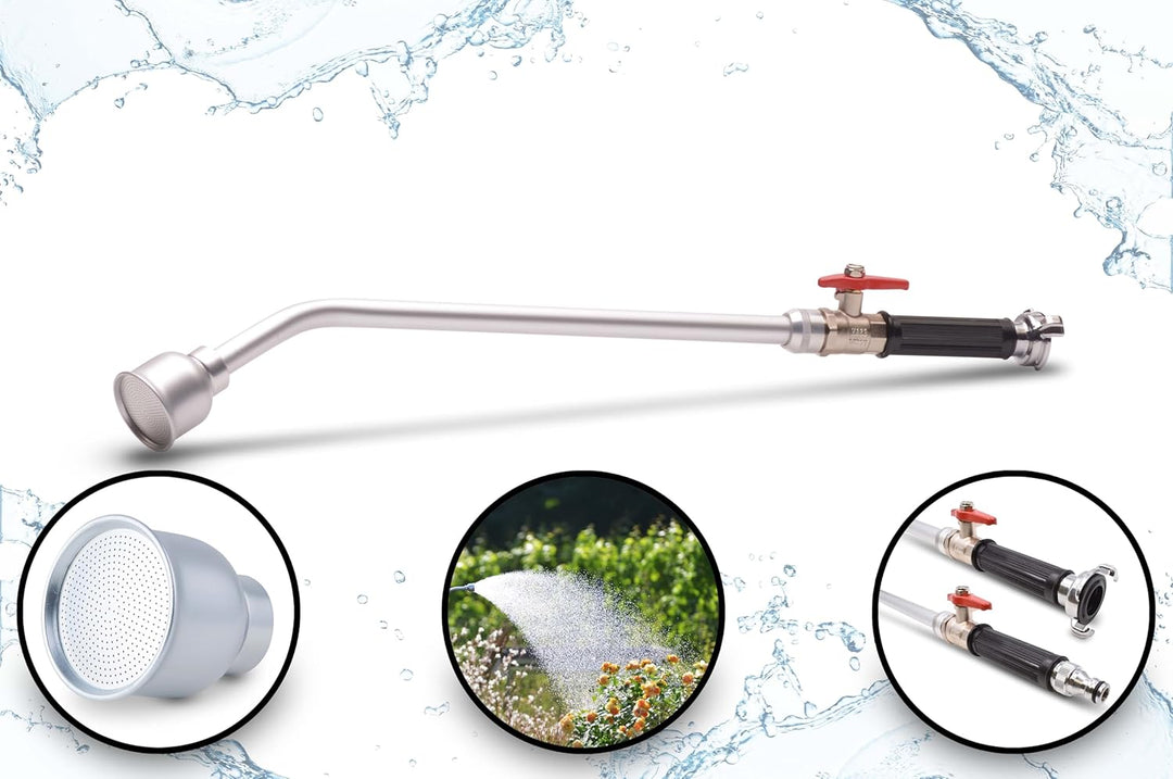 GRK 600 Profi Giessstab komplett Metall | Giessgerät | Gartenbrause | Pflanzenbewässerung | Klauenku