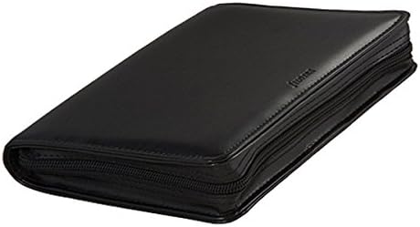 Filofax Metropol Personal Organiser für Papier (35 x 171 mm, mit Reissverschluss), schwarz, schwarz