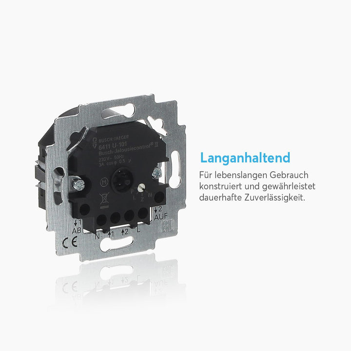 Busch-Jaeger 6411 U-101 Jalousiecontrol II-Einsatz Single, Single