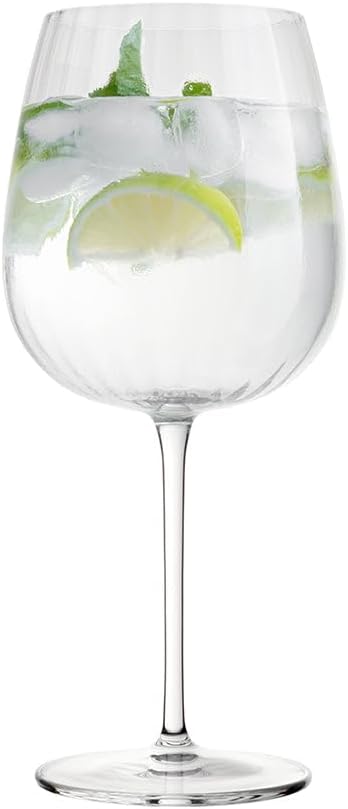 Luigi Bormioli - Optica Gin&amp;Tonic Burgundy Glass 75 cl 4 pcs.
