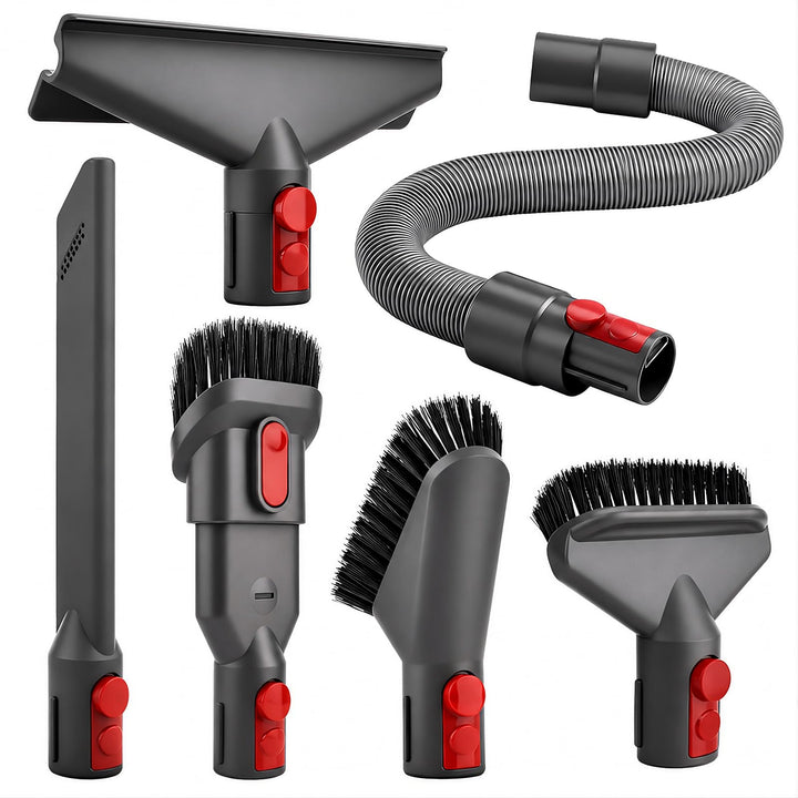 6 Stück Aufsatz für Dyson Staubsauger V7 V8 V10 SV10 V11 SV11 und V15, Bürste Ersatzteile für Dyson
