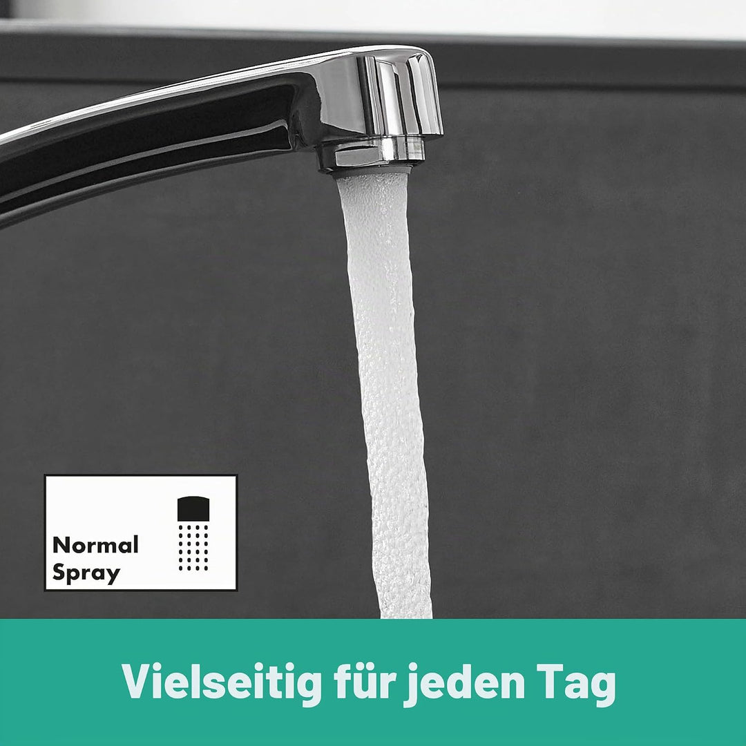 hansgrohe Küchenarmatur MyCube, Wasserhahn Küche mit Auslauf Höhe 160 mm, wassersparend, 360° drehba