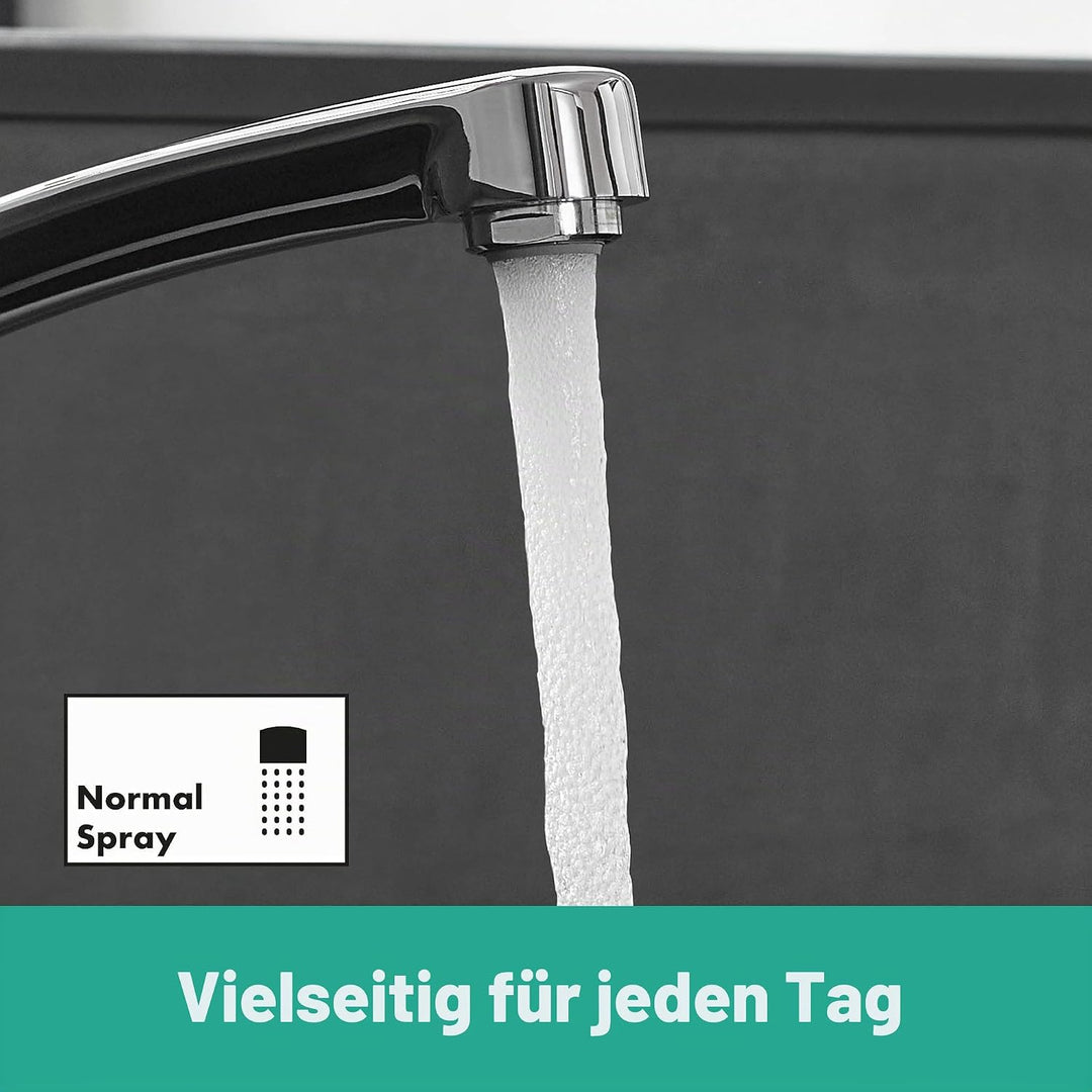 hansgrohe Küchenarmatur MySport, Wasserhahn Küche mit Auslauf Höhe 160 mm, wassersparend, 360° drehb