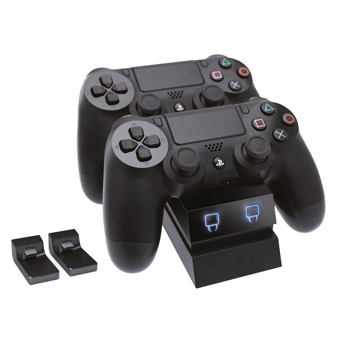 Venom Twin Docking Station, lädt zwei Dualshock 4 Controller gleichzeitig ohne Kabel, mit LED Anzeig