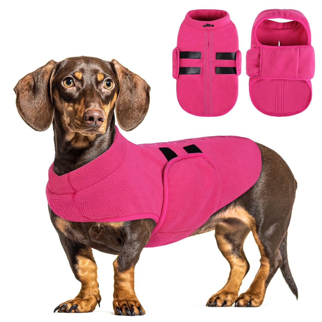 Hundepullover Fleece Weste Hundemäntel Winter Warmer Hundeweste für Kleine Hunde Weicher Fleece Hund