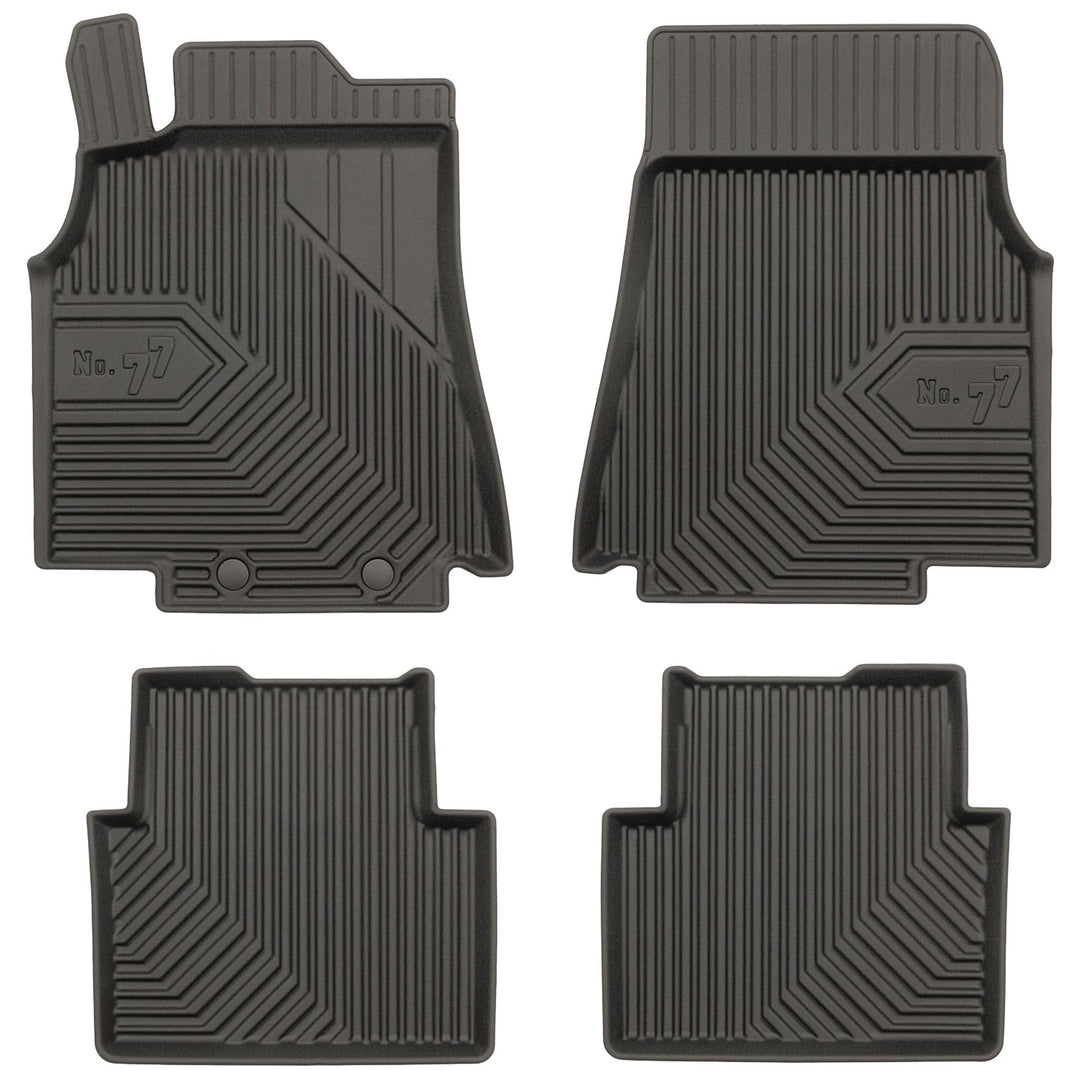 MOTOS Gummimatten Auto Fussmatte passend für Mercedes-Benz A-Klasse W169 2004-2012 Hatchback Verbess