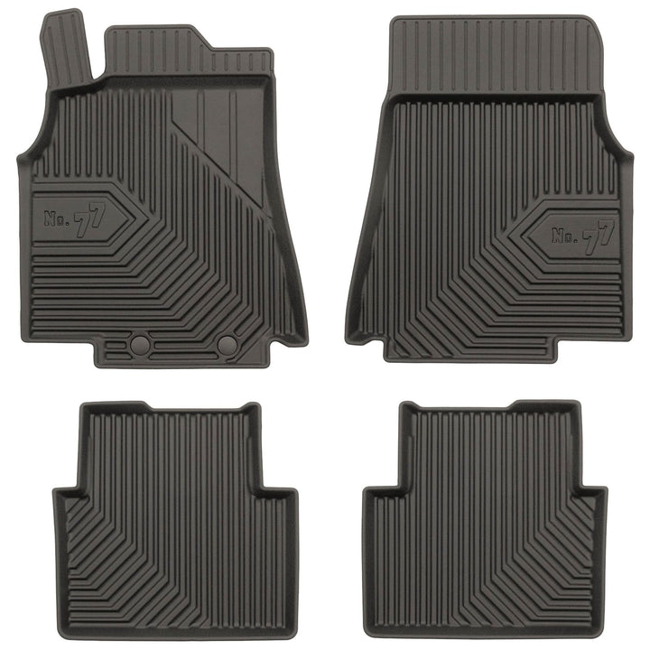 MOTOS Gummimatten Auto Fussmatte passend für Mercedes-Benz A-Klasse W169 2004-2012 Hatchback Verbess