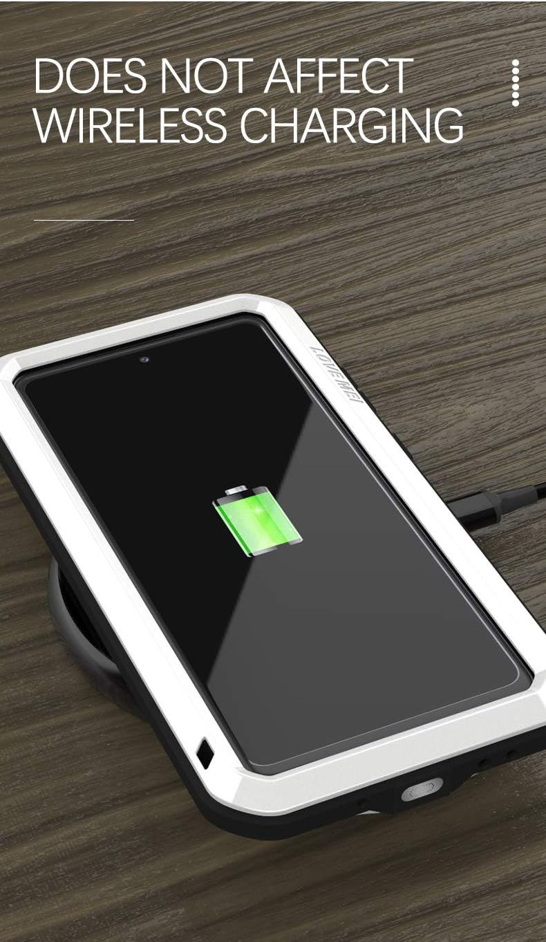 LOVE MEI für Samsung Galaxy S20 FE 5G Hülle, Outdoor-Sportarten Heavy Duty Ganzkörper Schutzhülle An