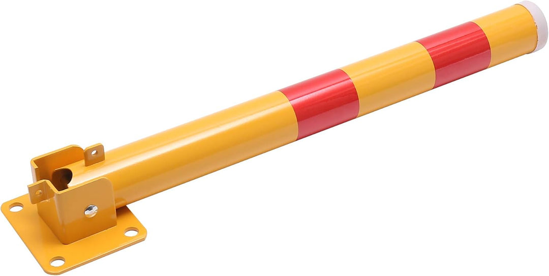 KATSU Parkplatzsperre Poller Parkpfosten für Autoparkplätze abschliessbarer herunterklappbarer Parkp