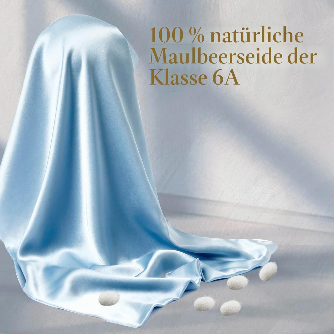ZIMASILK Kissenbezug aus 100 % Maulbeerseide, für Gesundheit von Haar und Haut, weich und glatt, bei