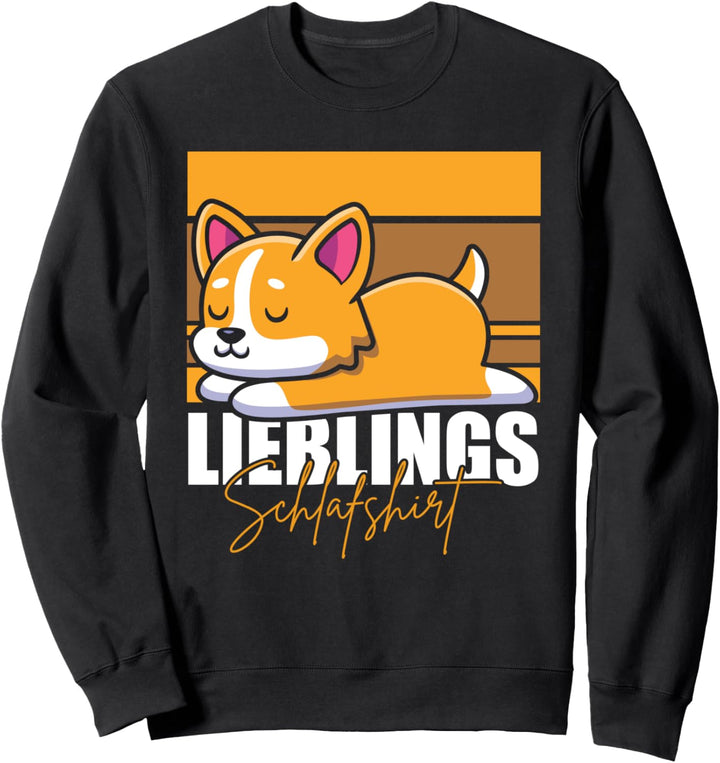 Nachthemd Langschläfer Haustier Pajama Schlafshirt Katze Sweatshirt