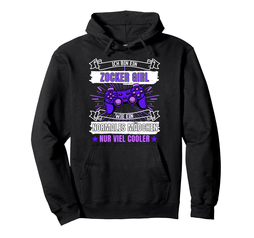 ICH BIN EIN ZOCKER GIRL! MÄDCHEN ZOCKER & GAMERIN SPRUCH Pullover Hoodie