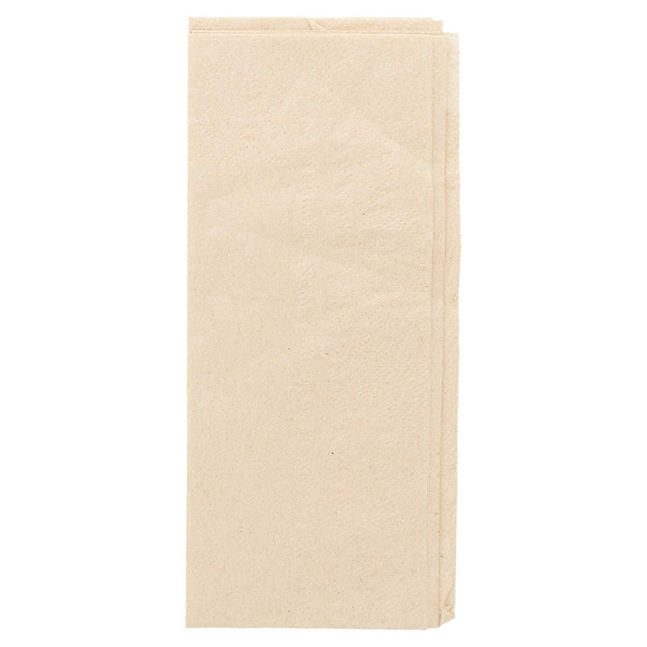 Tüten Für Besteck + Serviette "Just In Time"-"Feel Green" 80 + 10Pe G/M2 11,2X22,5 Cm Natur Vergé-Pa