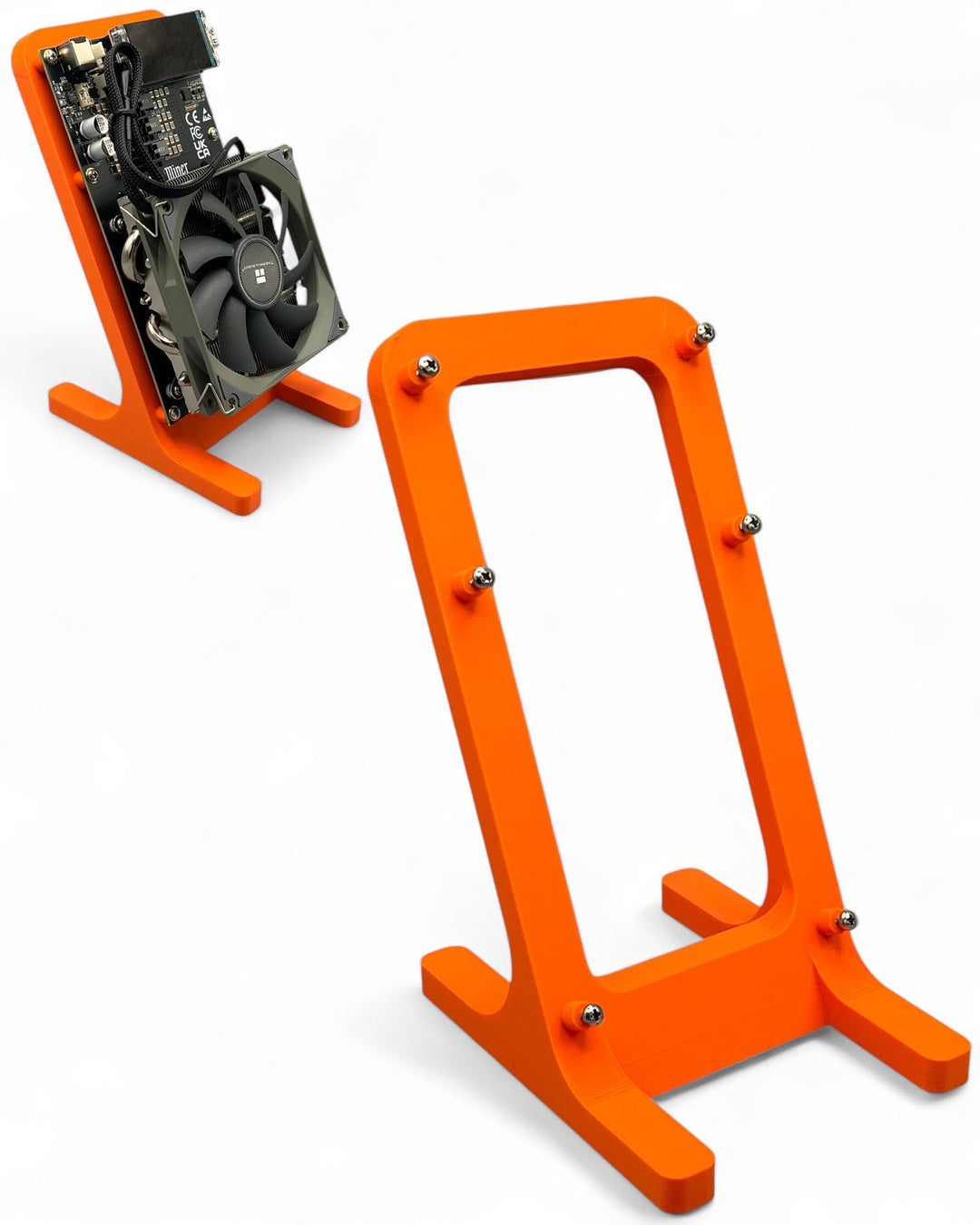Ständer und Halterung für NerdQaxe++ ASIC Miner Stand NerdQaxe+ BTC Miner (Orange), Orange