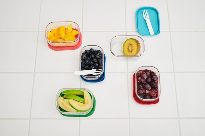 Mepal - Obstbox Take a Break - Obstbox zum Mitnehmen für frisches Obst - Box mit kleiner Obstgabel -