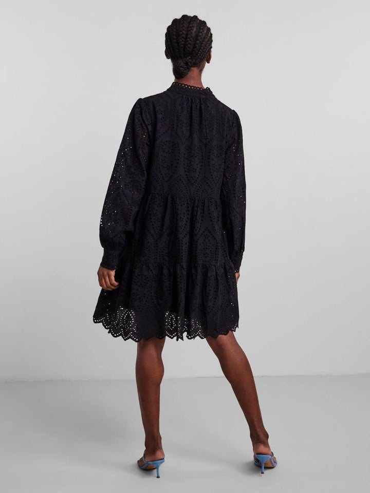 YAS Damen Yasholi Ls Dress S. Noos Kleid M Schwarz, M Schwarz