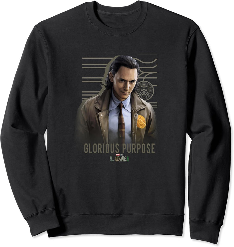 Marvel Loki Glorious Purpose Portrait Sweatshirt
