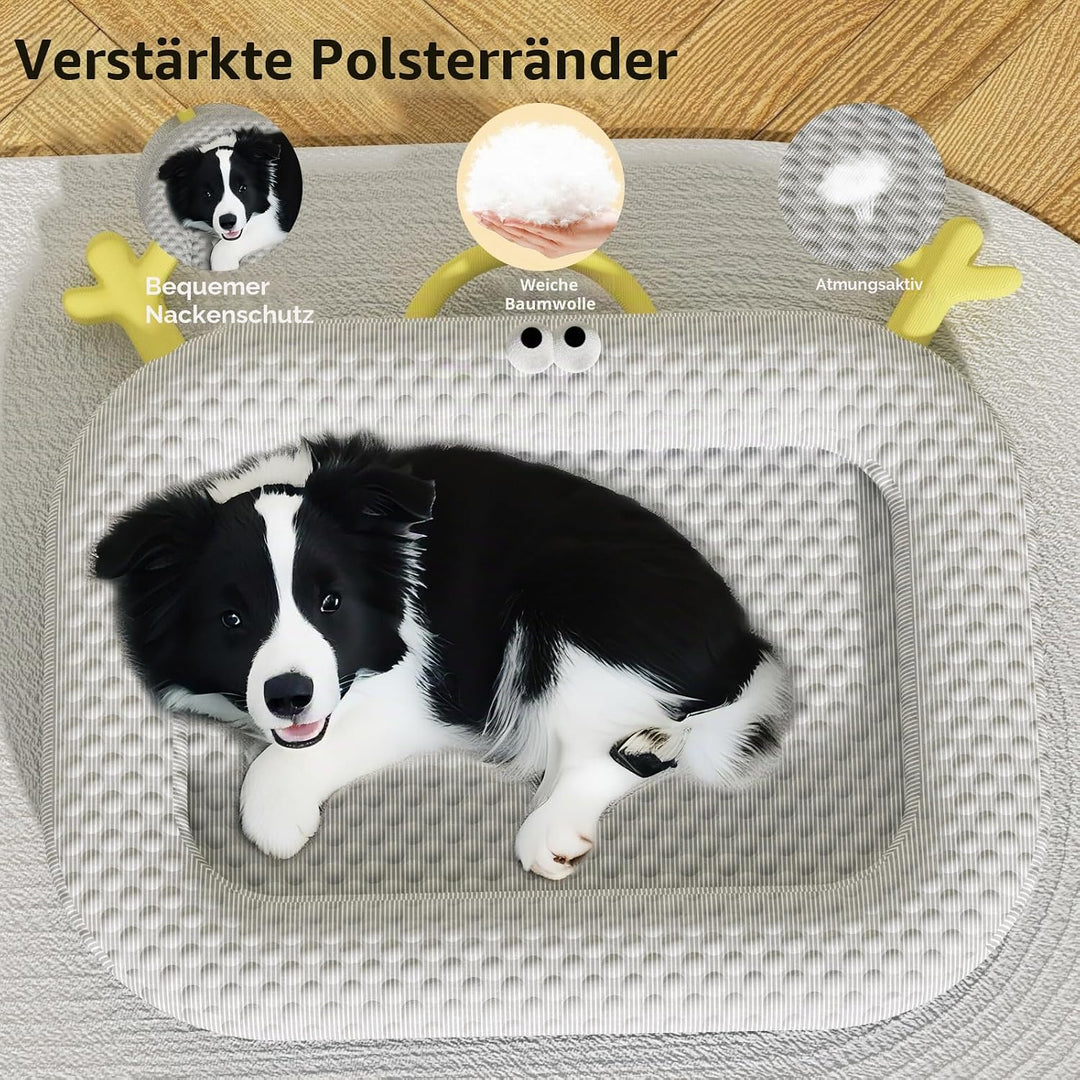 Marchul Katzenbettmatte, Kühlende Hundebettmatte, 50 x 40 cm Sommer Kühlmatte aus Ice Silk für Katze