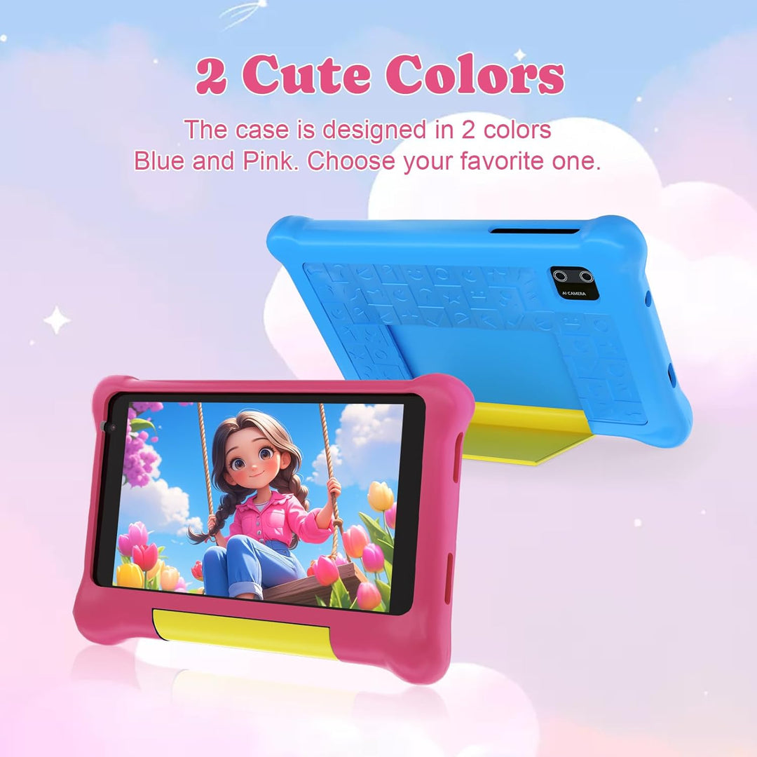Kinder-Tablet 7 Zoll Android 13 Tablet für Kinder, 5 GB RAM, 32 GB ROM (TF 128 GB), Kindersteuerung,