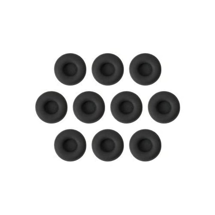 Jabra Ersatz-Kunstleder-Ohrkissen für Headsets der Biz 2400 II Serie, Packung mit 10 Stück, schwarz