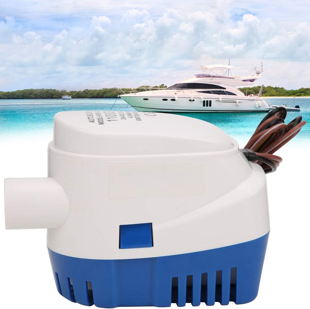 Yacht Bilgenpumpe, HYBP2-G1100-02 24V Yacht Miniatur-Abwasser Selbstansaugende Automatische Tauchpum