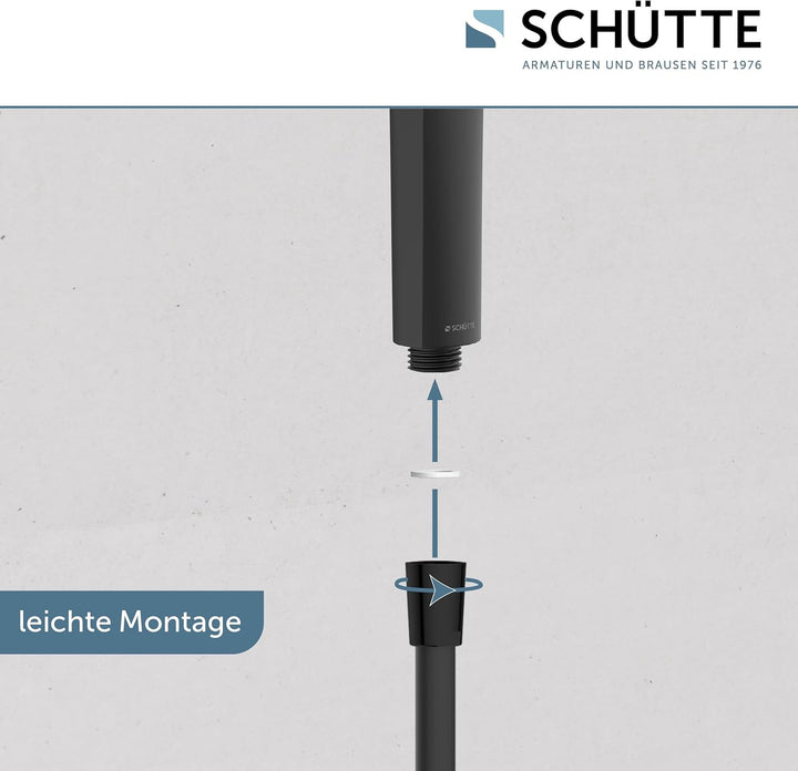 SCHÜTTE Handbrause SAMOA RAIN | Samtstrahl-Technologie | Duschkopf mit über 300 Düsen | 3 einstellba