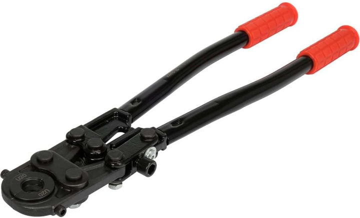 YATO Profi Rohrpresszange 4-teilig, für Verbundrohre PE RT PEX Al PEX PEX-AI-PEX Aluminium, 16-26 mm