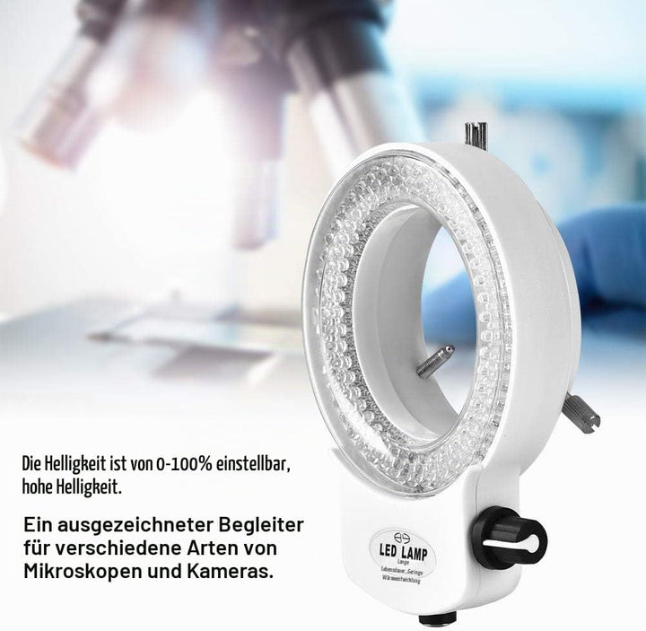 SEAFRONT LED Ringlicht Industrie LED Kamera Ring Optische Mikroskop Kamera mit 144 LED Perlen Lichtq